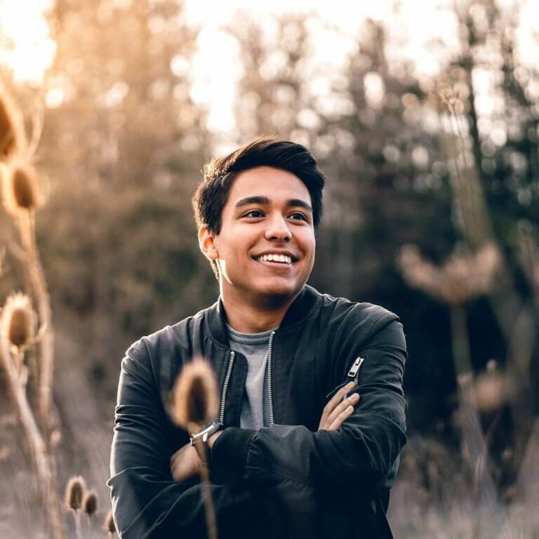 Calgary Dental Clinic - Man outside in autumn weather